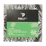 Psilly - Dark Chocolate Bar - Mint & Spirulina | Magic Mushrooms Vancouver Canada