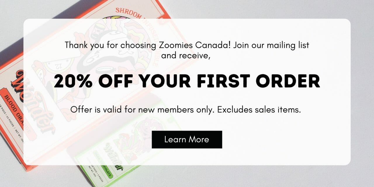 20% OFF FIRST ORDER | Magic Mushrooms Vancouver Canada