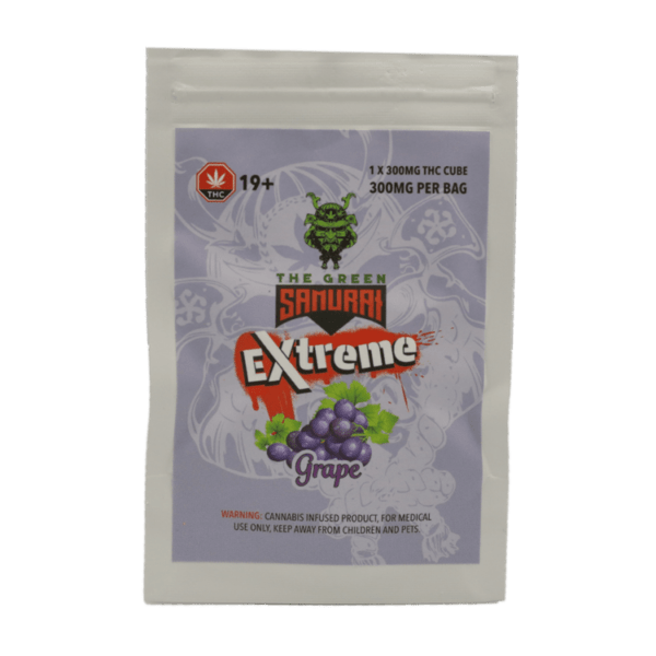 Green Samurai Extreme - Grape Gummy 300mg THC | Magic Mushrooms Vancouver Canada