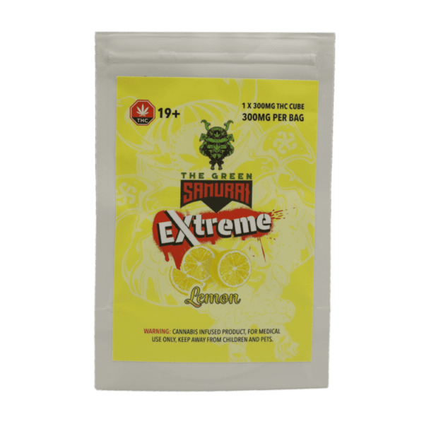 Green Samurai Extreme - Lemon Gummy 300mg THC | Magic Mushrooms Vancouver Canada