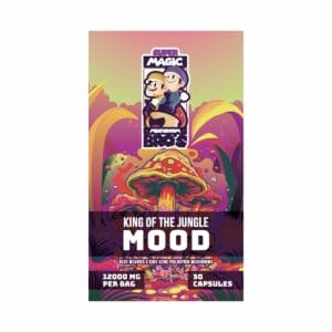 Super Magic Mushroom Bro’s - King of the Jungle MOOD - 400MG Capsules | Magic Mushrooms Vancouver Canada